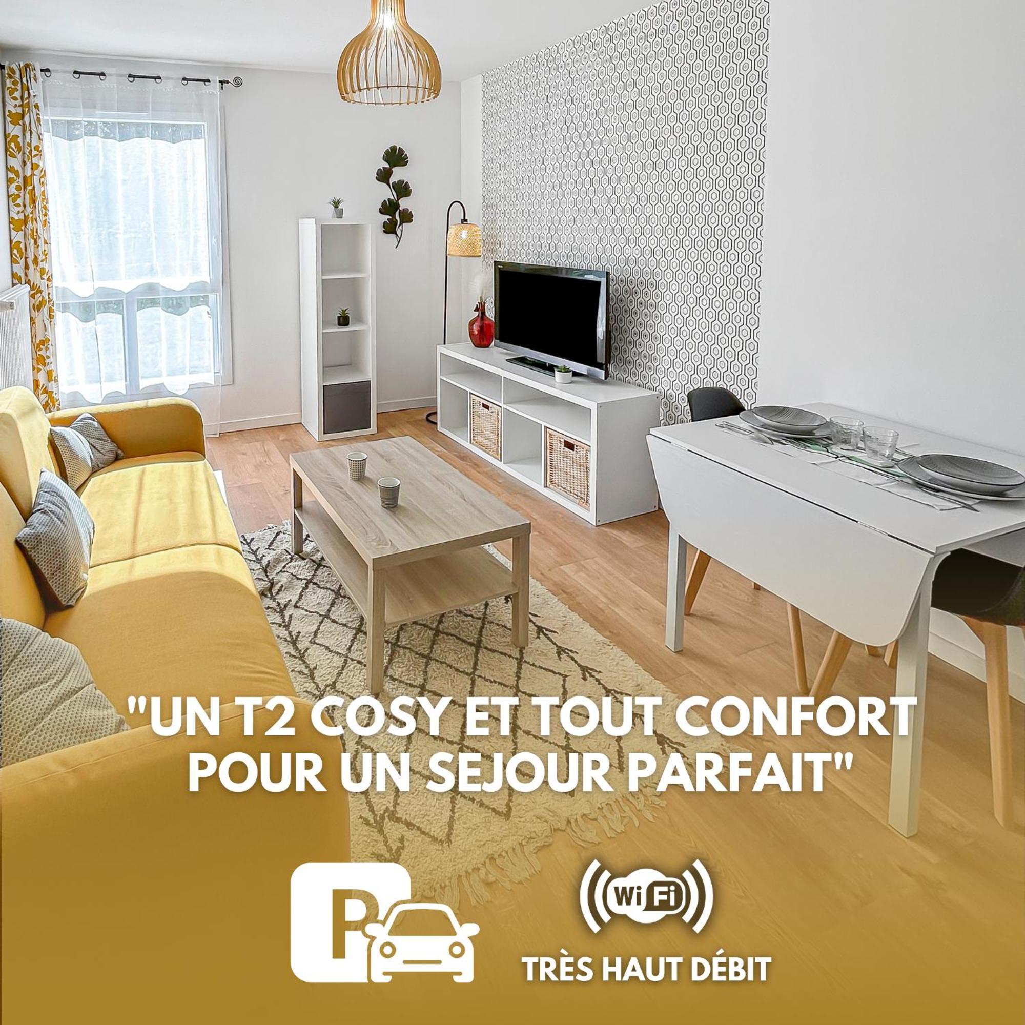 Appartement Lumineux, Wi-Fi Et Parking Prive Ніор Екстер'єр фото